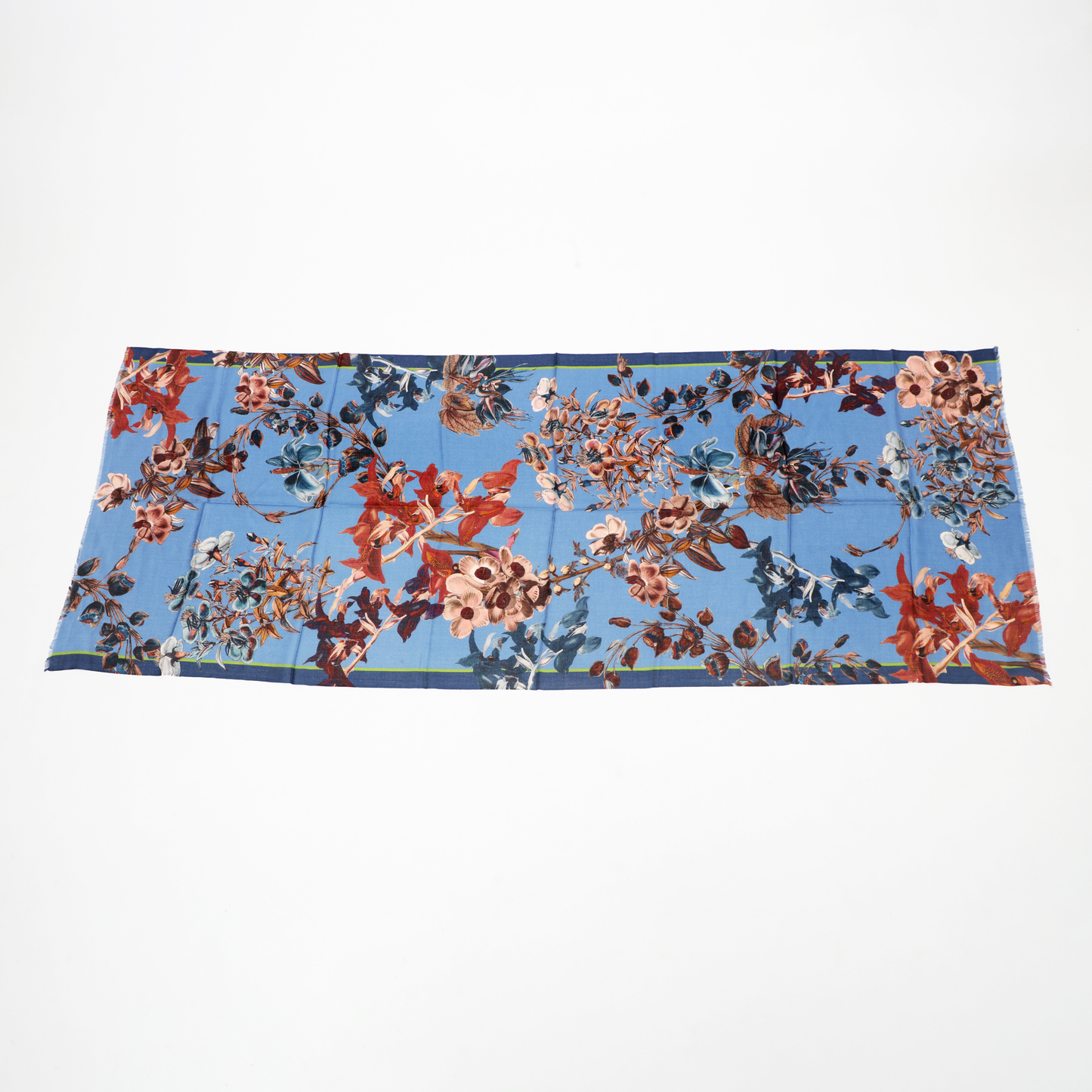 Jardin Bleu Bamboo Modal Stole