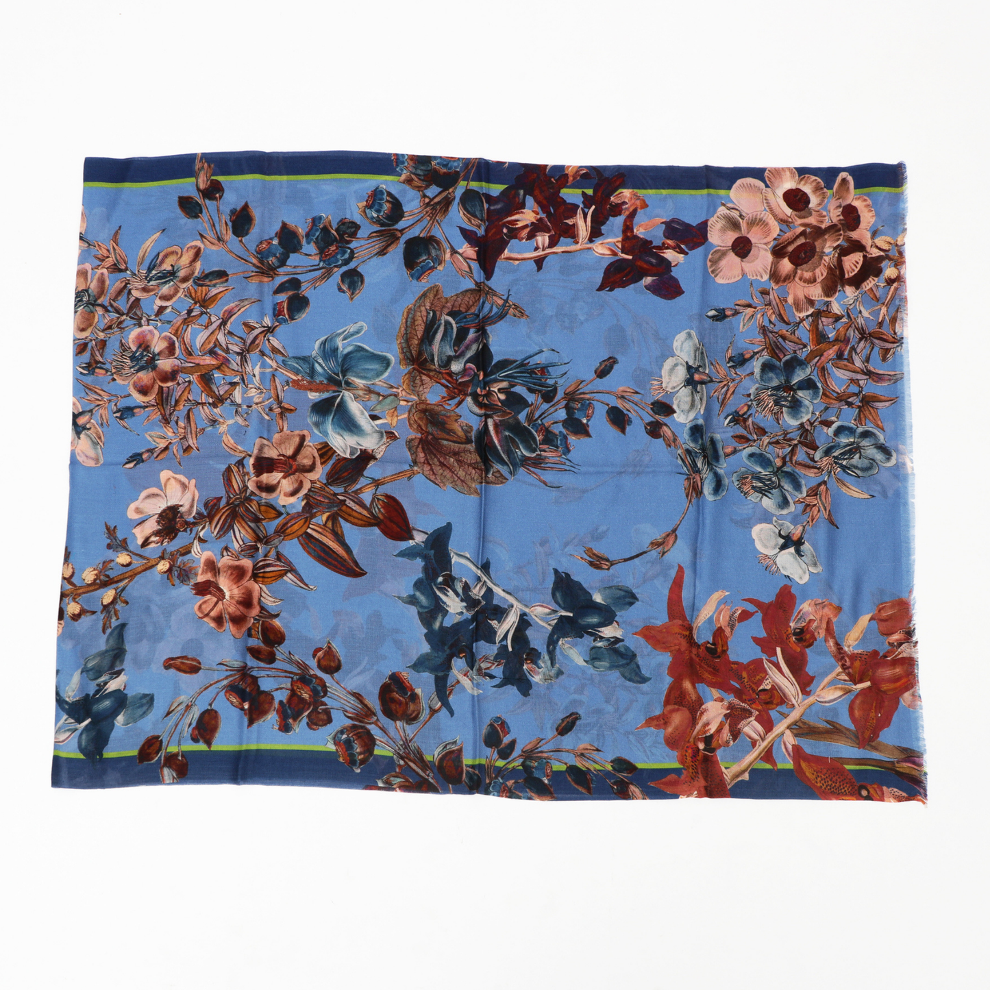 Jardin Bleu Bamboo Modal Stole