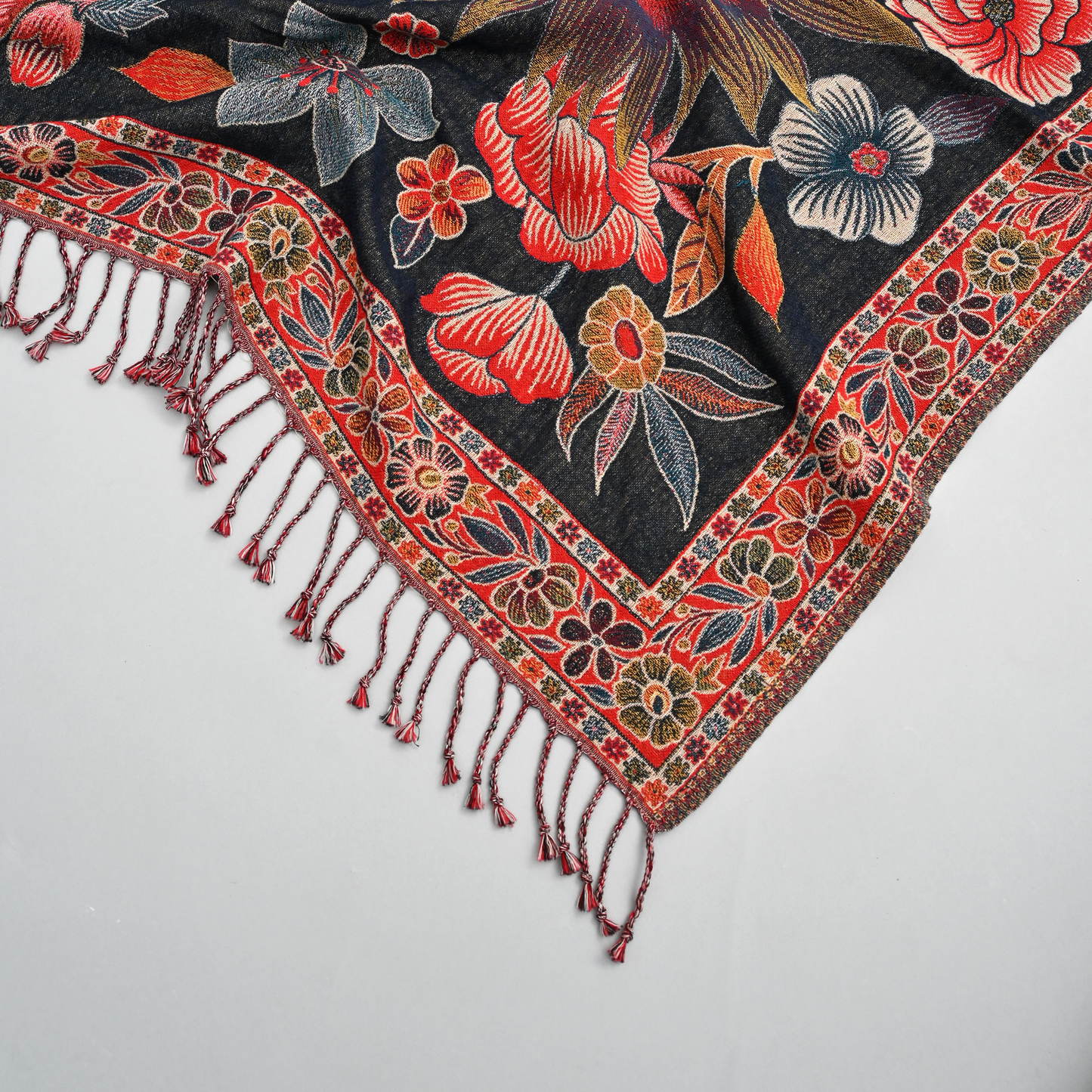 The Scarlet Garden Throw