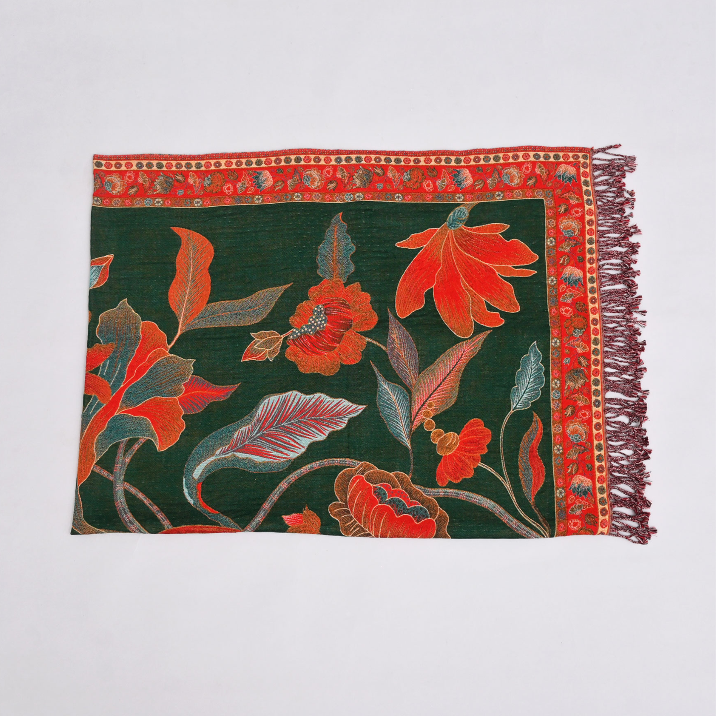 The Scarlet Garden Throw