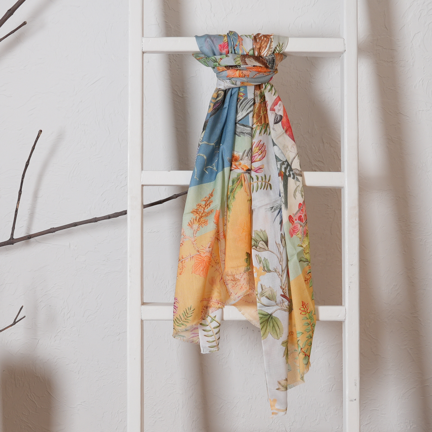 Garden Drift-Bamboo Modal Stole