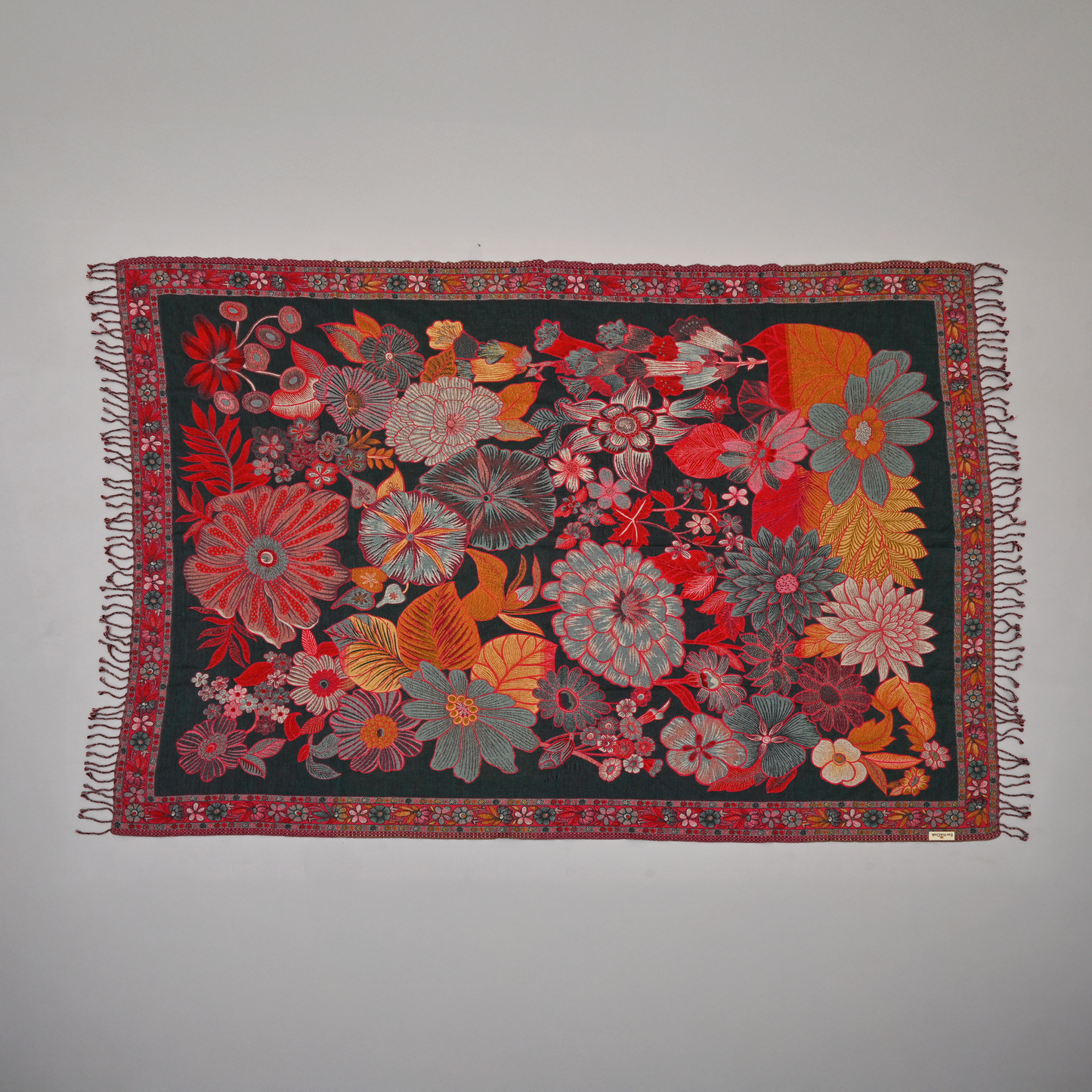 The Scarlet Garden Throw