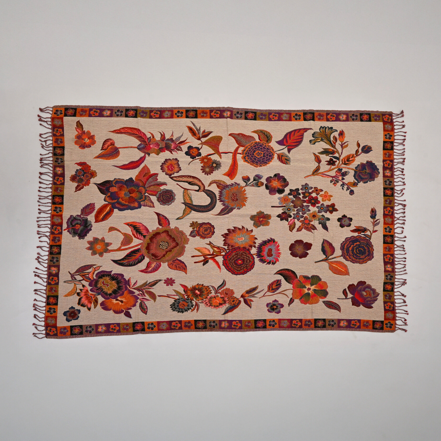 The Amber Bloom Throw