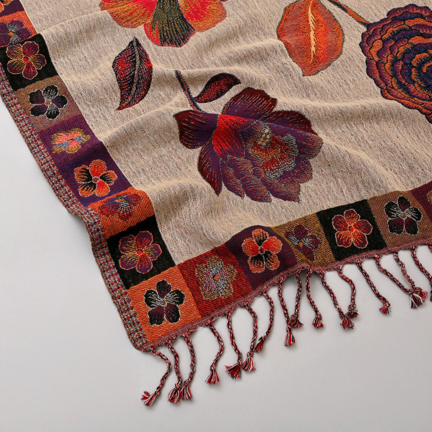 The Amber Bloom Throw