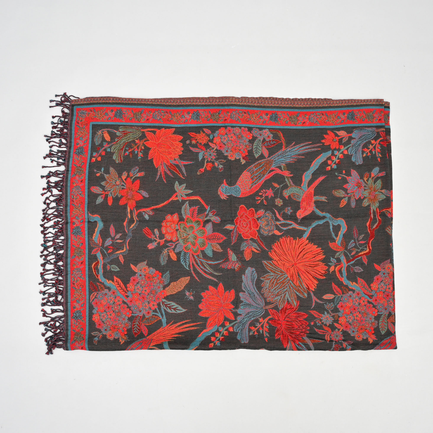 Noir Bloom Throw