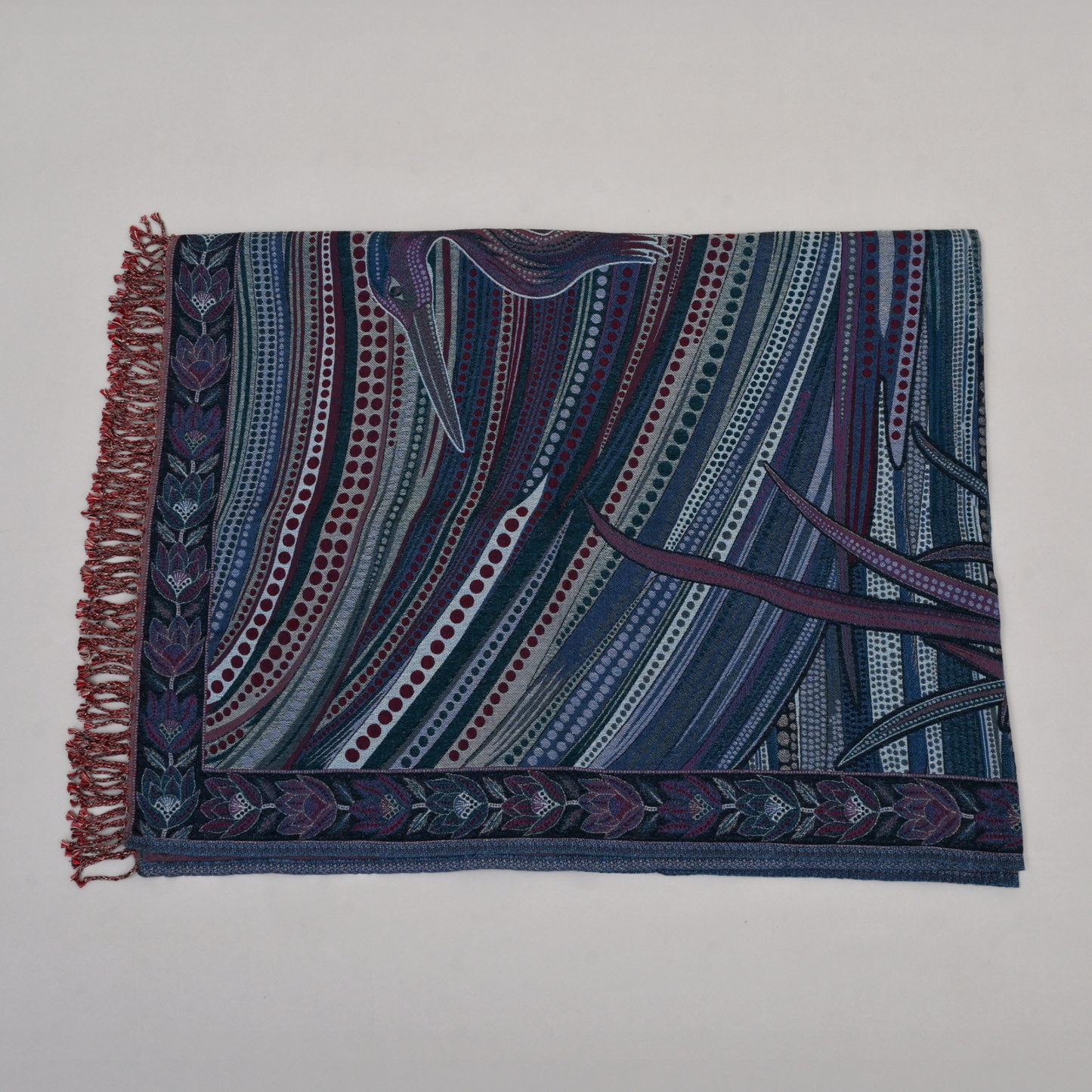 Wings Of Eternity Throw Blue