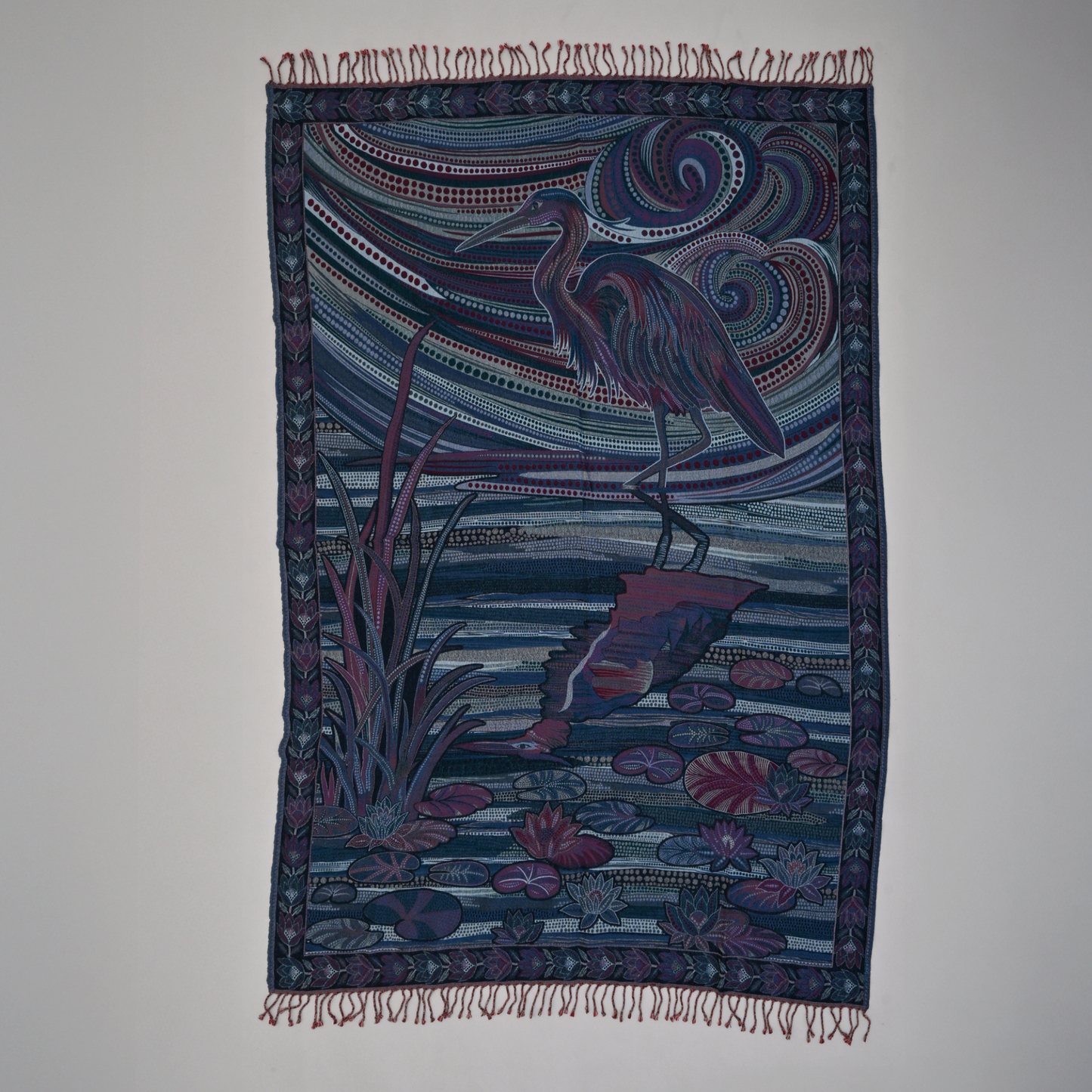 Wings Of Eternity Throw Blue