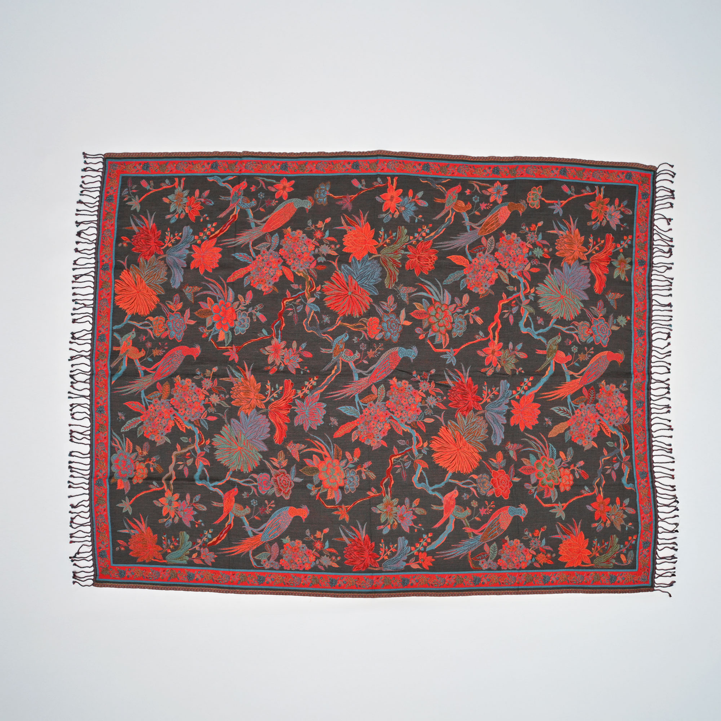 Noir Bloom Throw