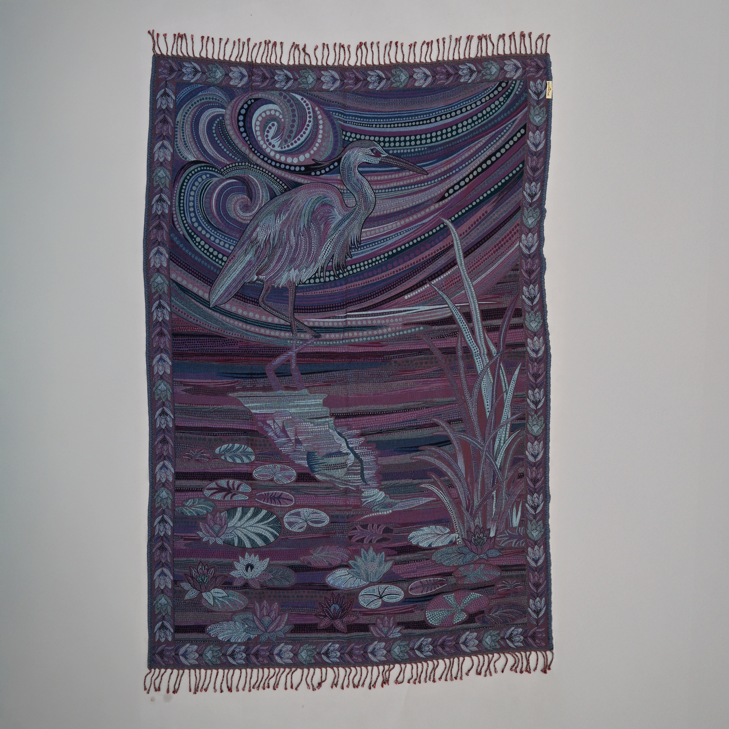 Wings Of Eternity Throw Blue
