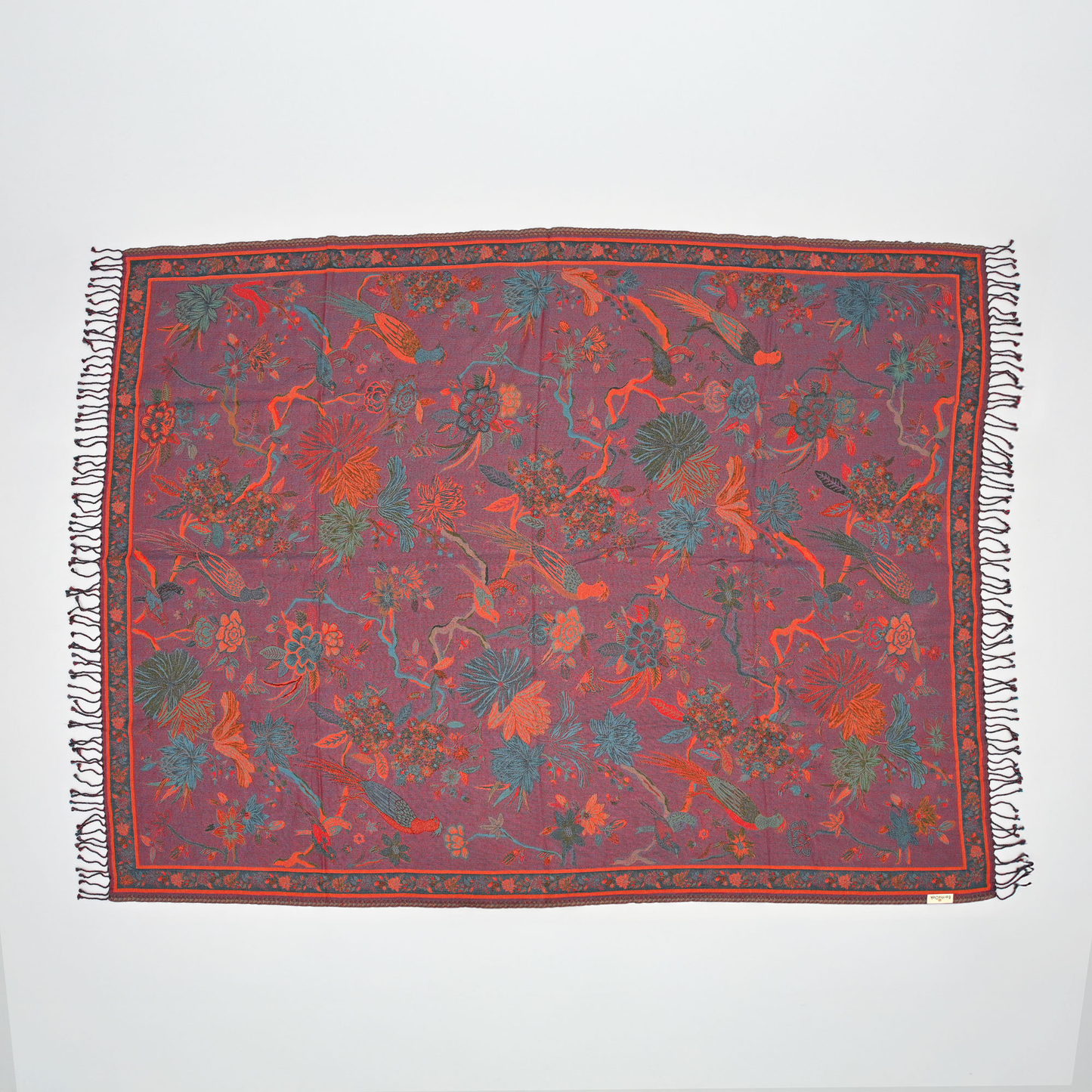 Noir Bloom Throw
