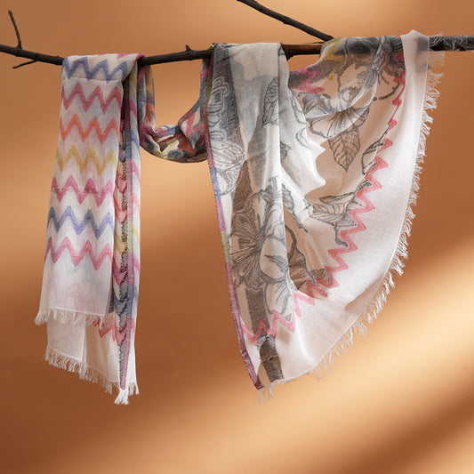 Shop Now|Cotton Silk Stole – Ember & Petal | earthandoak