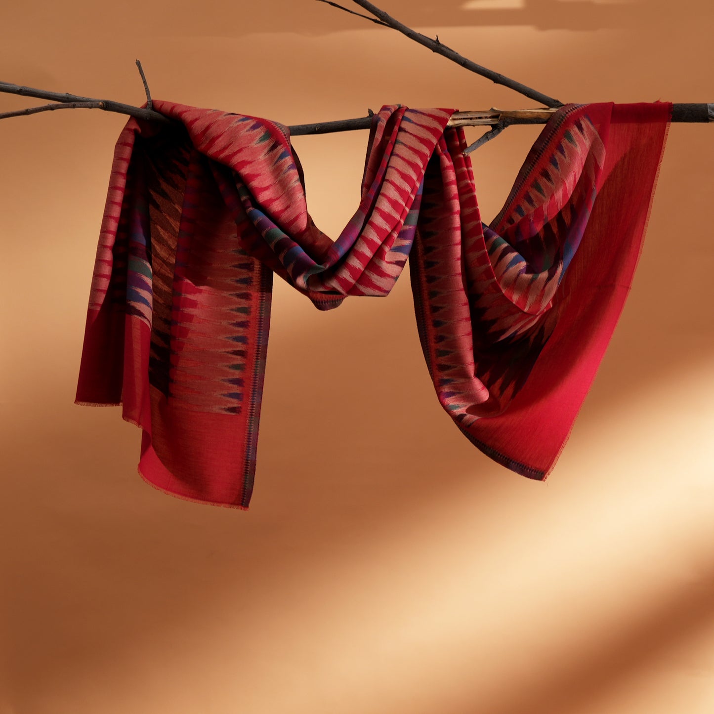 Ikkat Wool Stole