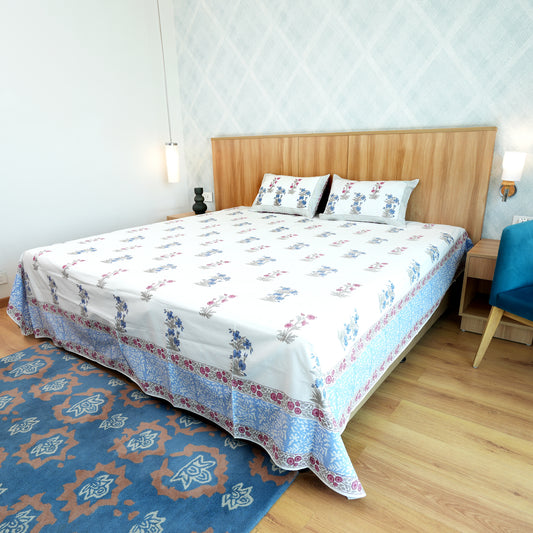 AnandBagh Handblock Bedsheet