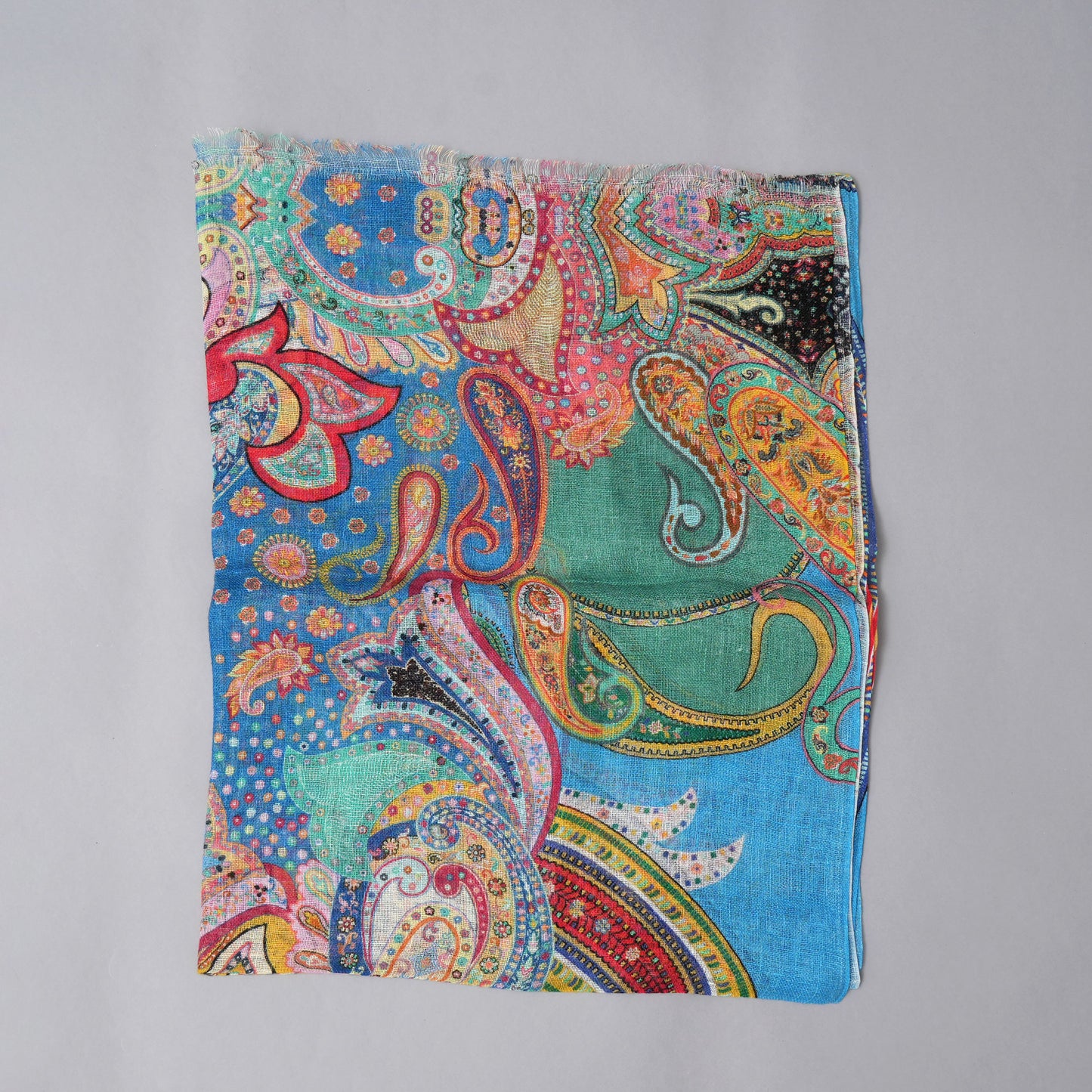 Linen Paisley Stole