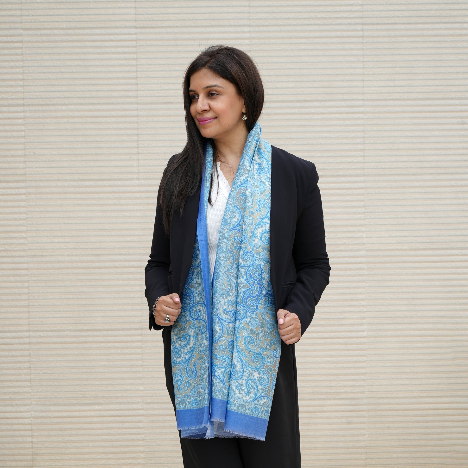 cotton linen stoles by earthandoak