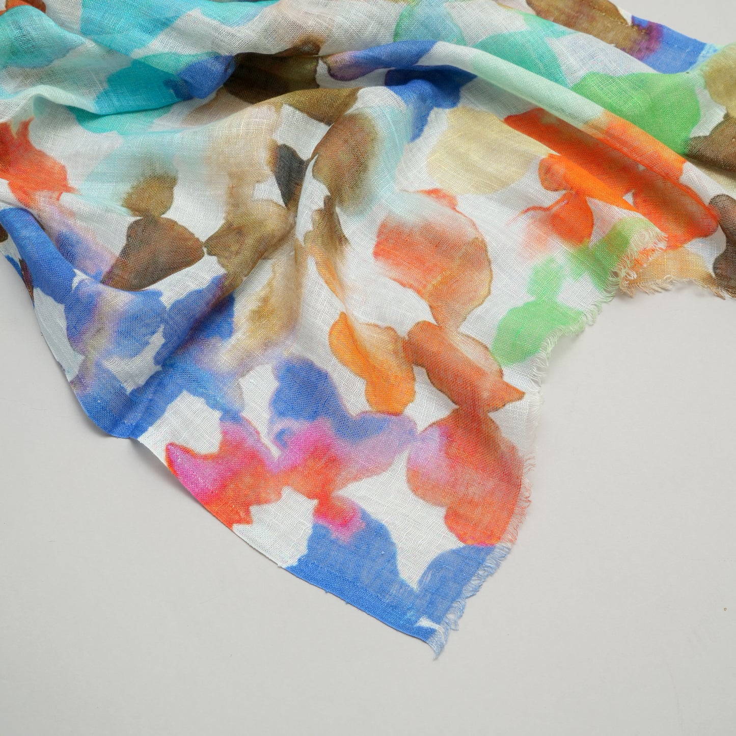 Colour Pop Linen Stole