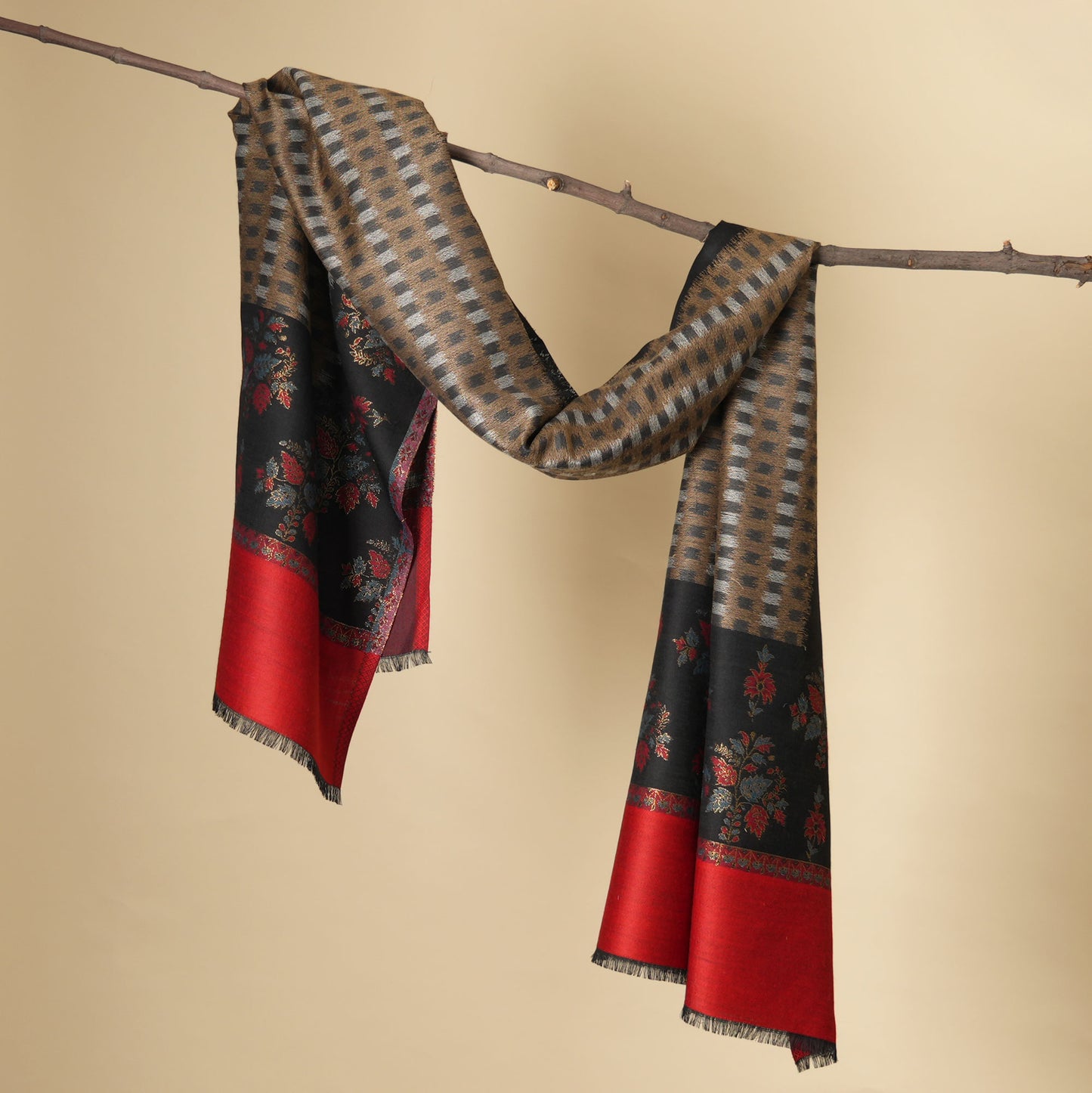 The Nishat Garden Zari Stole