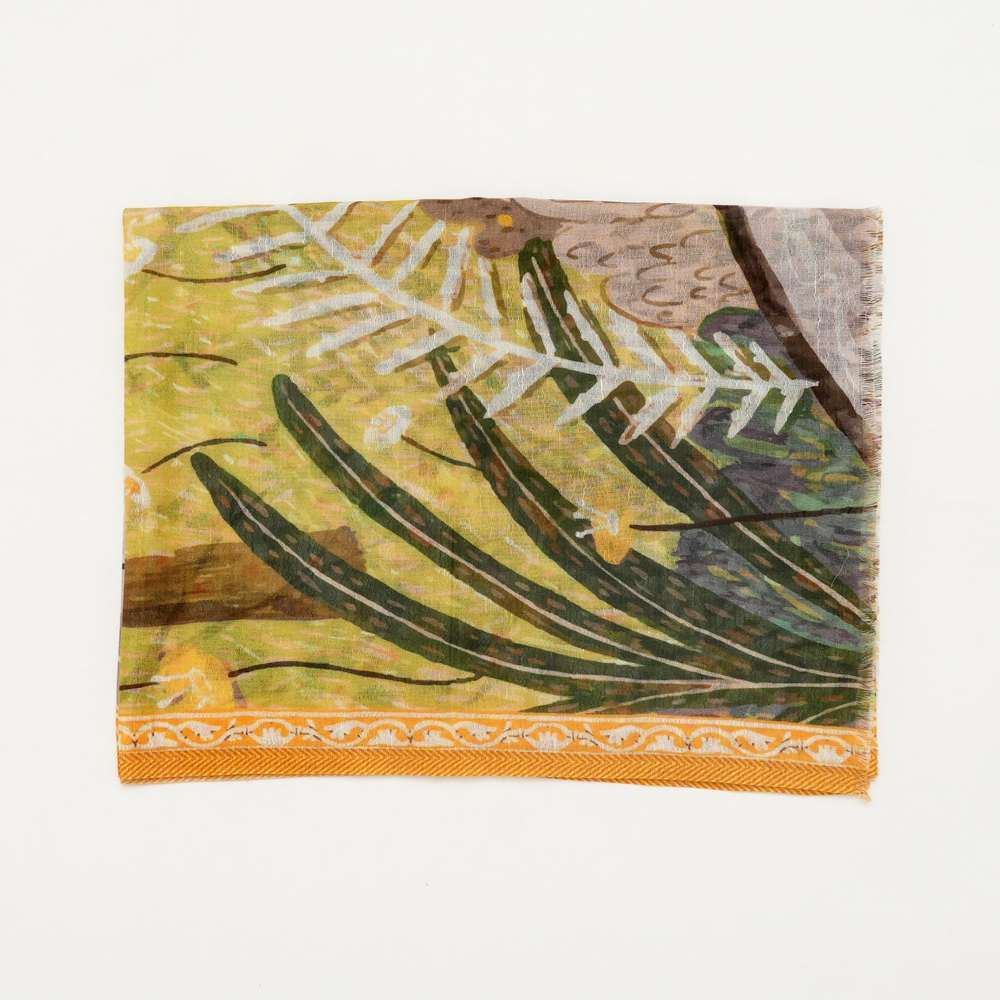 The Valley Cotton Linen Stole