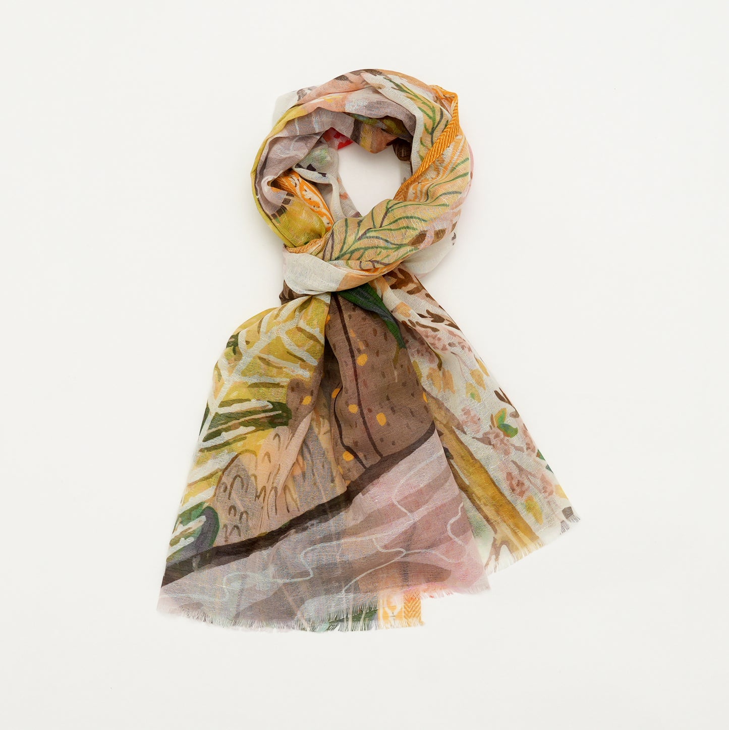 The Valley Cotton Linen Stole