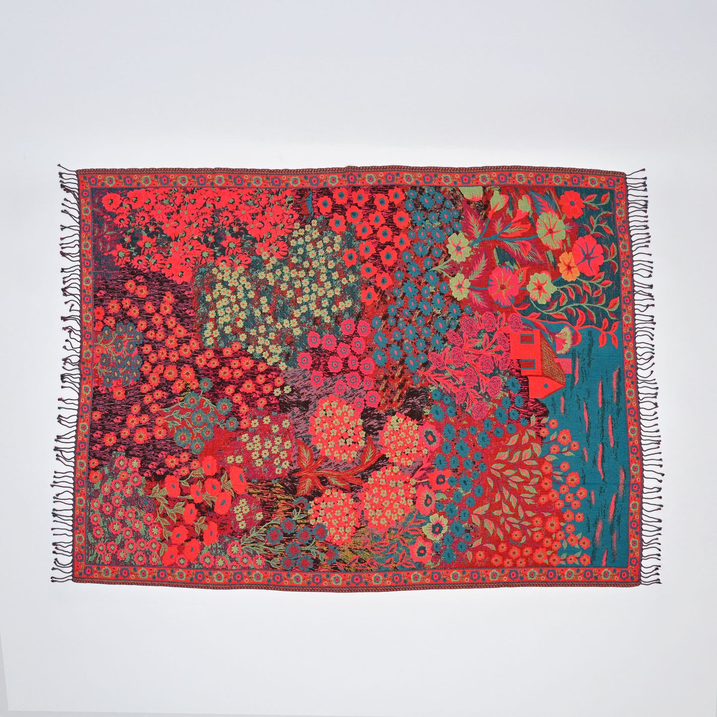 Valley Of Blooms Throw