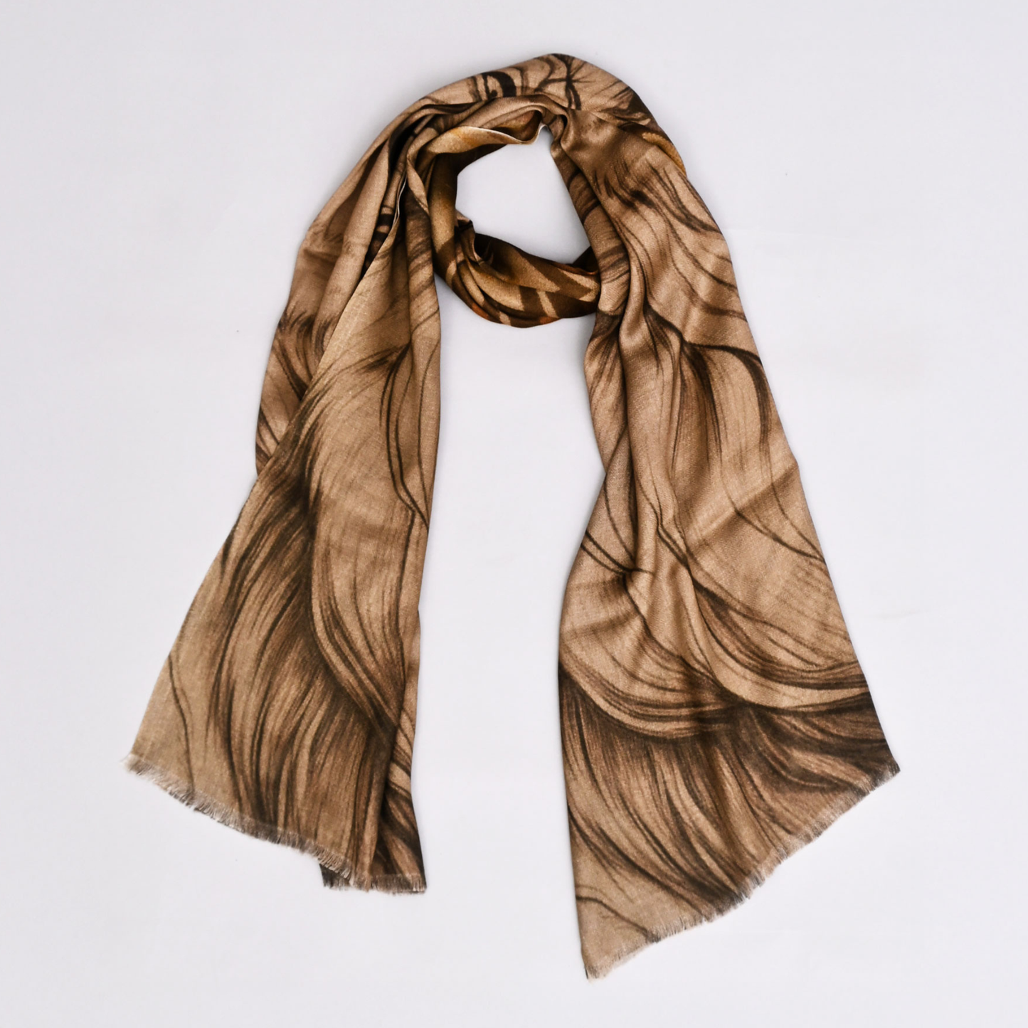 The Majestic Lion Bamboo Modal Stole