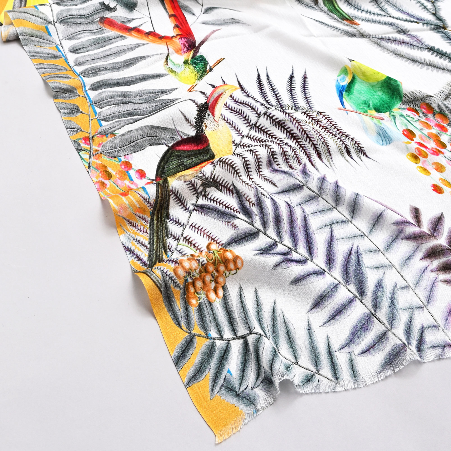 Jungle Noir Bamboo Modal Stole