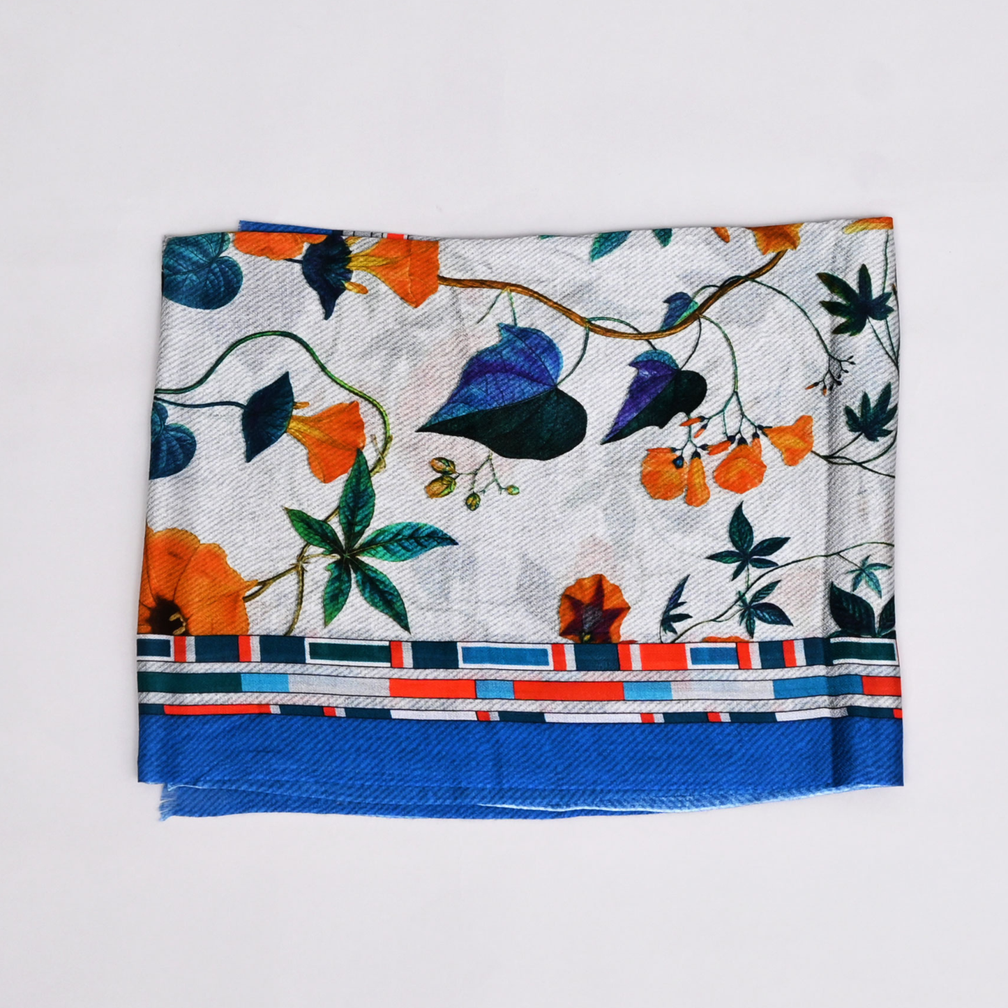 The Scarlet Bloom Bamboo Modal Stole