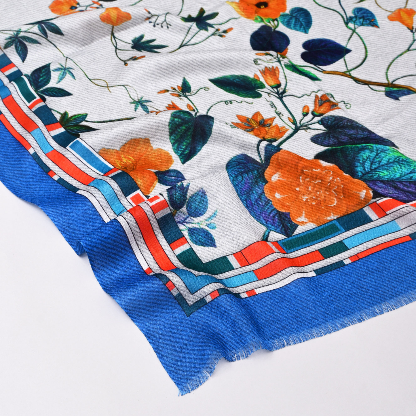 The Scarlet Bloom Bamboo Modal Stole