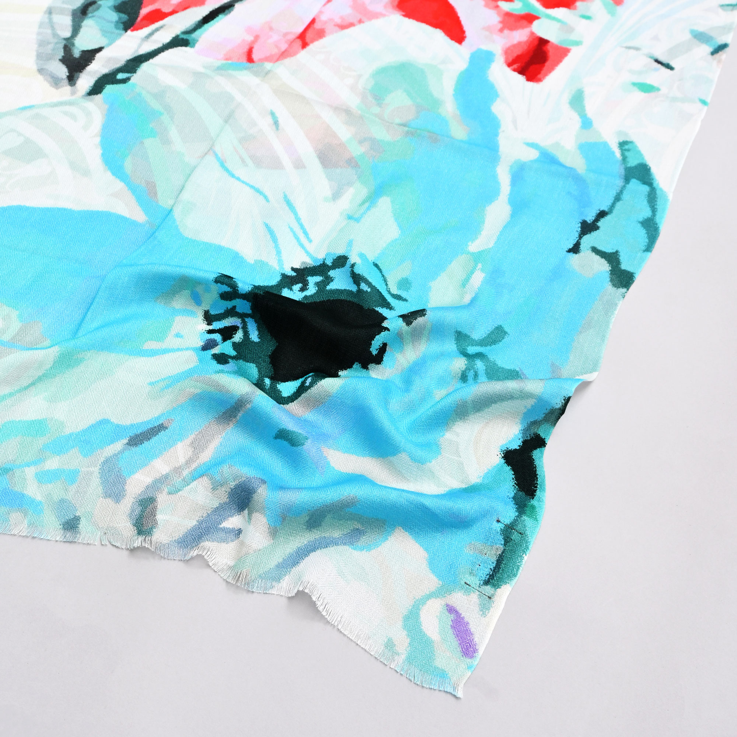 Abstract Garden Bamboo Modal Stole