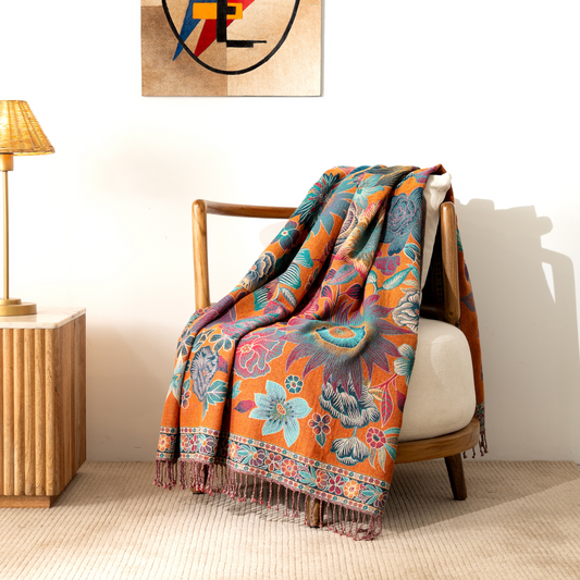 Marigold Garden Throw