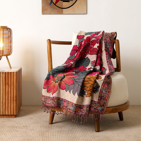 The Scarlet Garden Throw