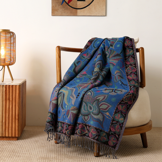 The Bohemian Bloom Throw