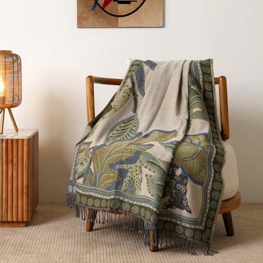 The Tropical Green Throw