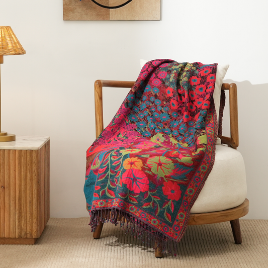 Valley Of Blooms Throw