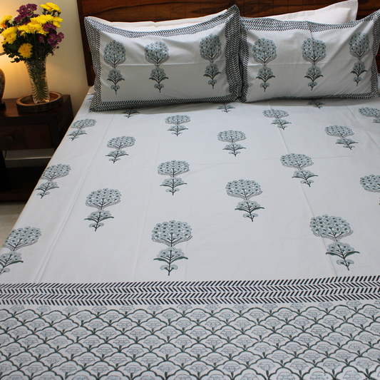Anandbagh Handblock Bedsheet