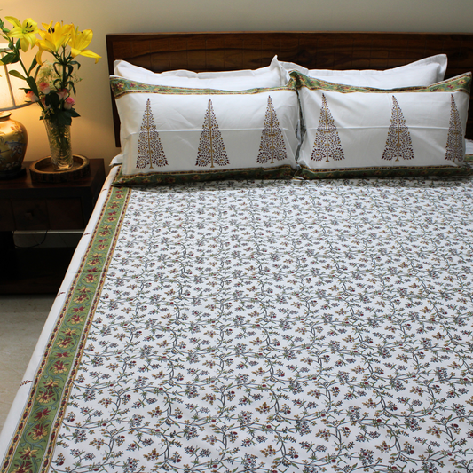 Anandbagh Handblock Bedsheet