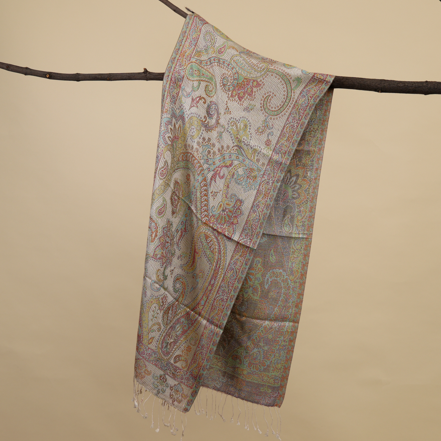 The Classic Paisley-Silk Scarf