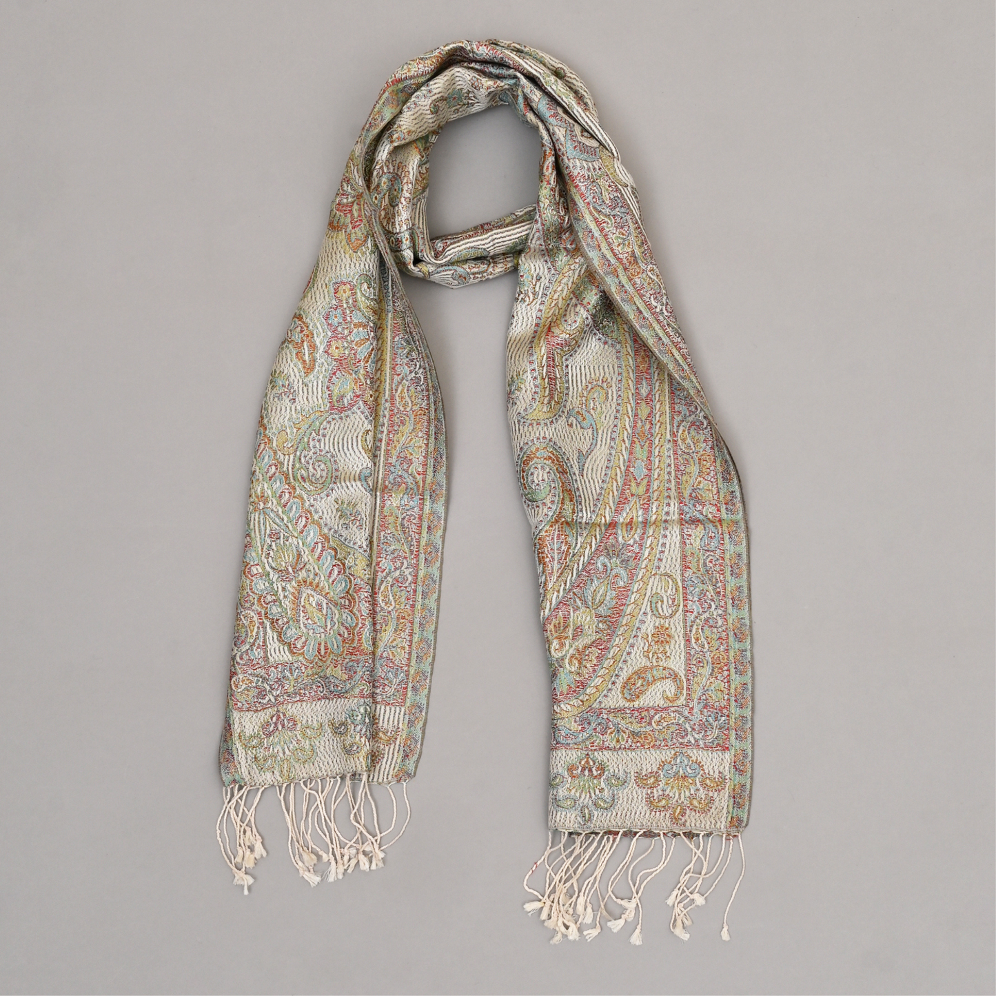 The Classic Paisley-Silk Scarf