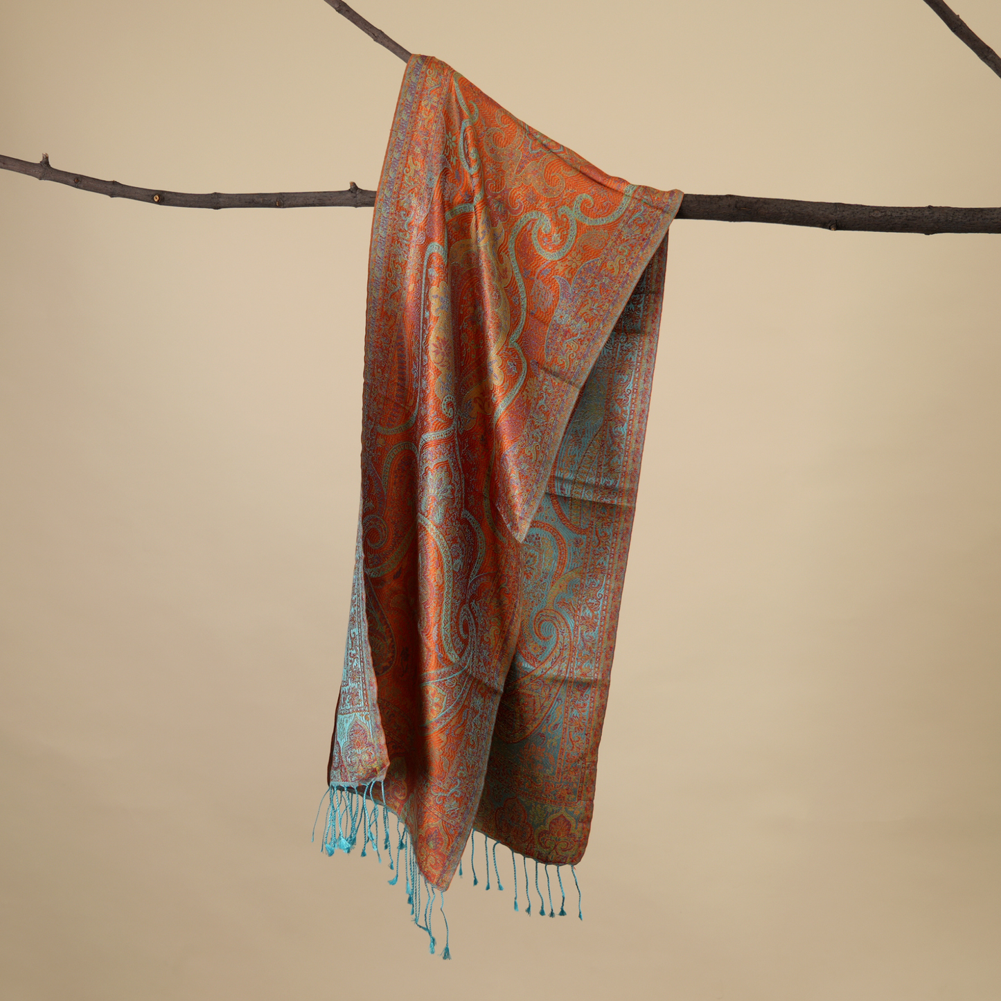 The Classic Paisley-Silk Scarf