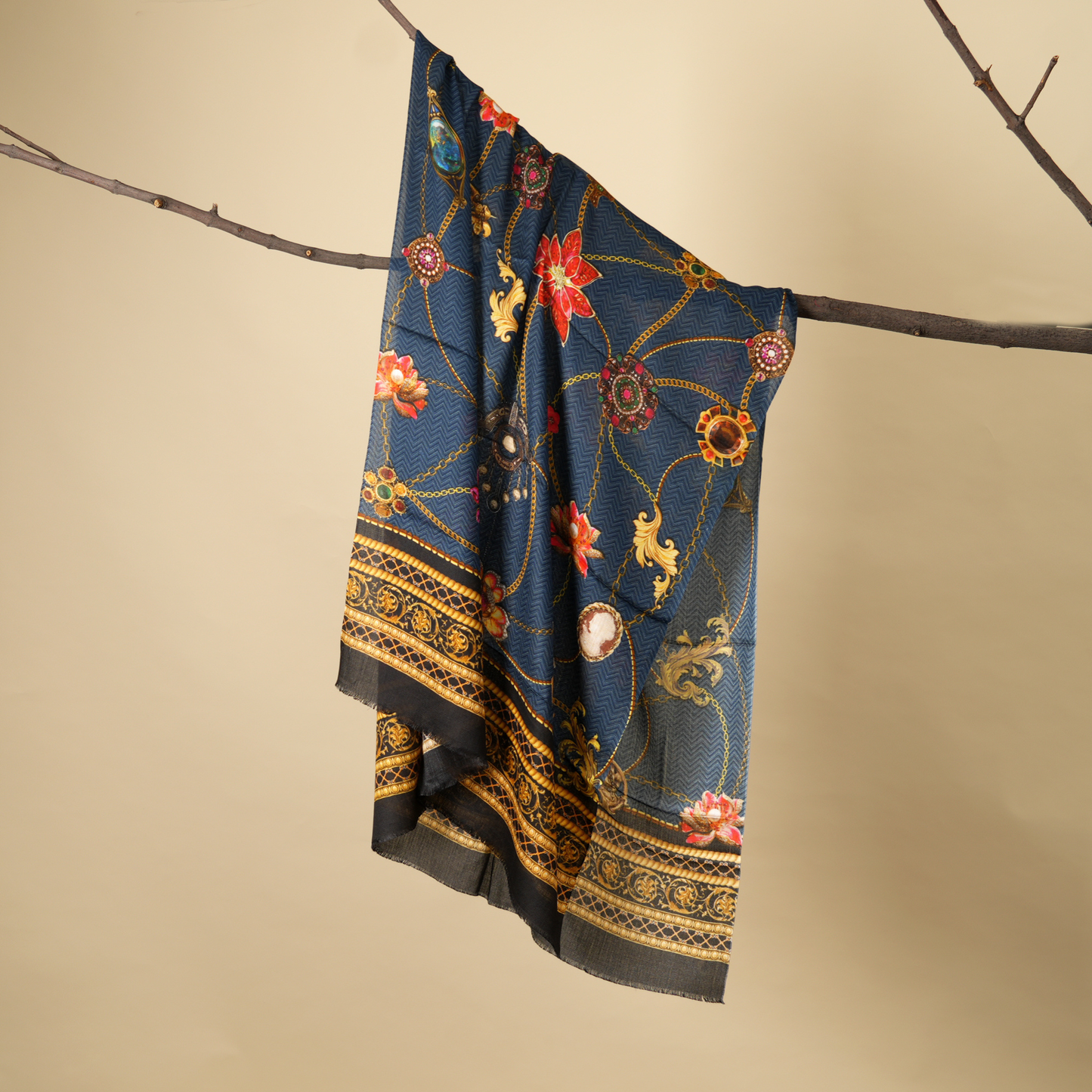 Verve Botanical-Bamboo Modal Stole