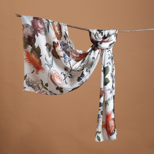 Botanic Reverie-Bamboo Modal Stole