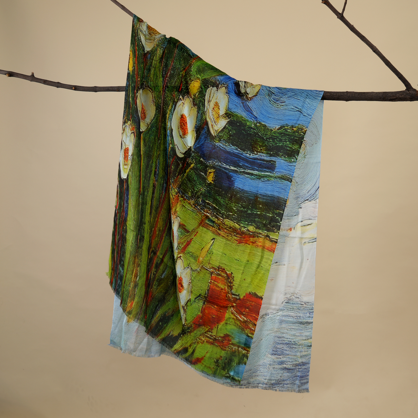 The Van Gogh-Bamboo Modal Stole