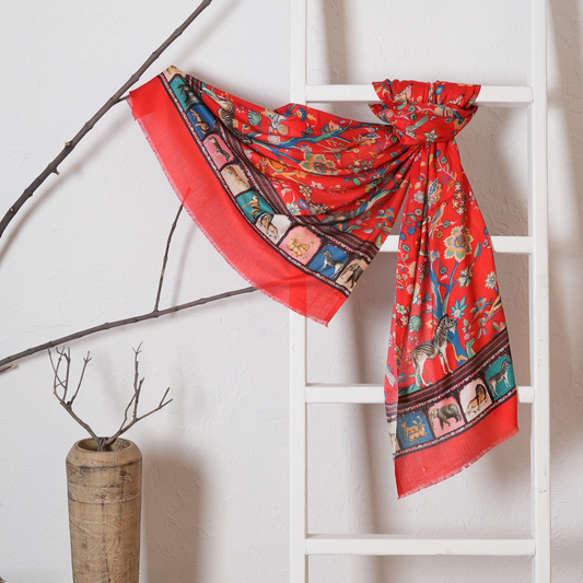 Tales of the Wild-Bamboo Modal Stole