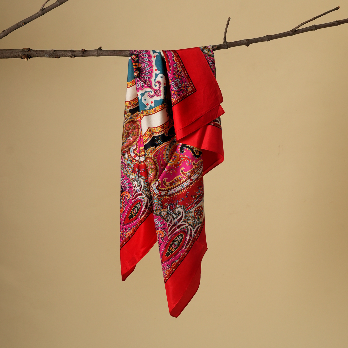Royal Reverie- Silk Scarf