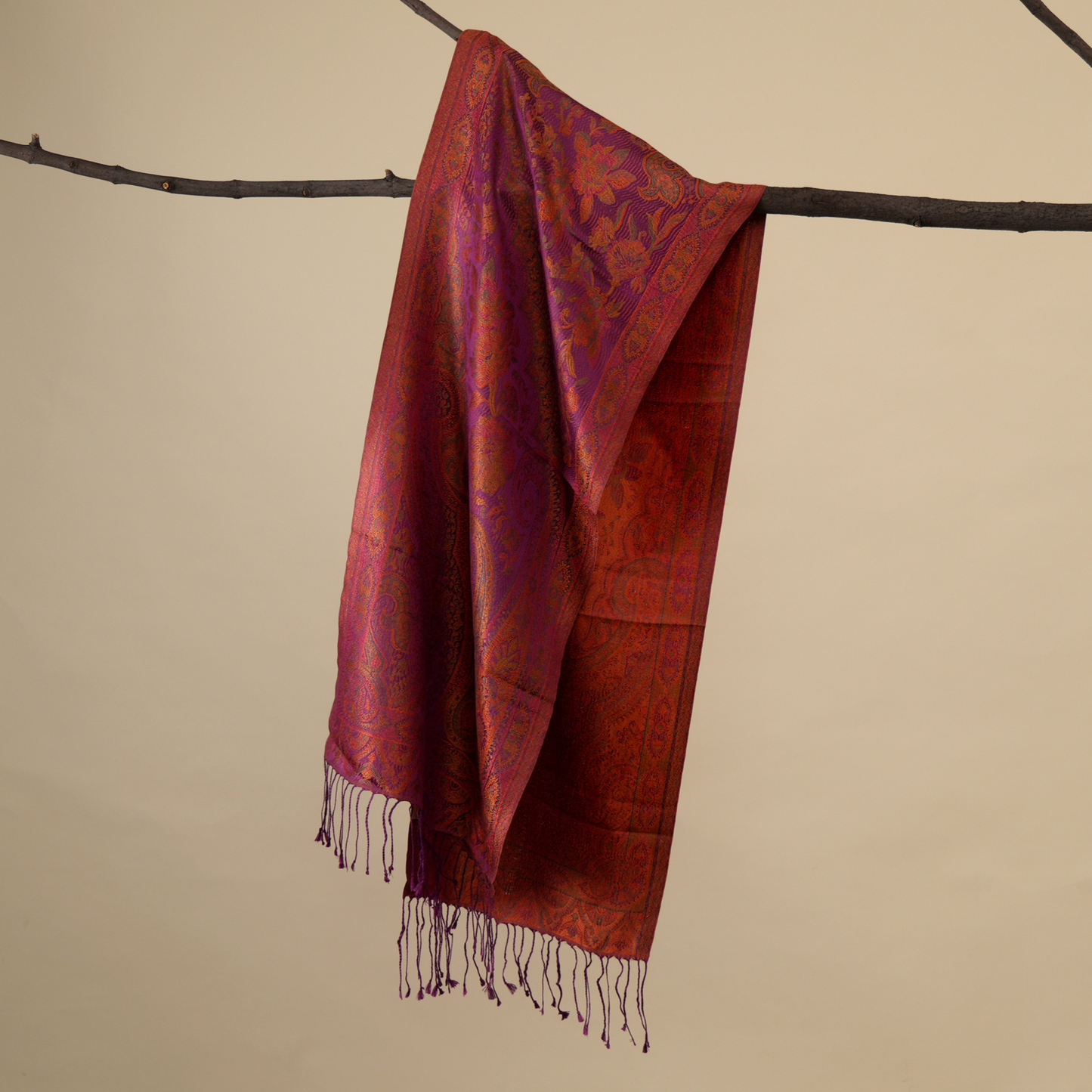 The Classic Paisley-Silk Scarf