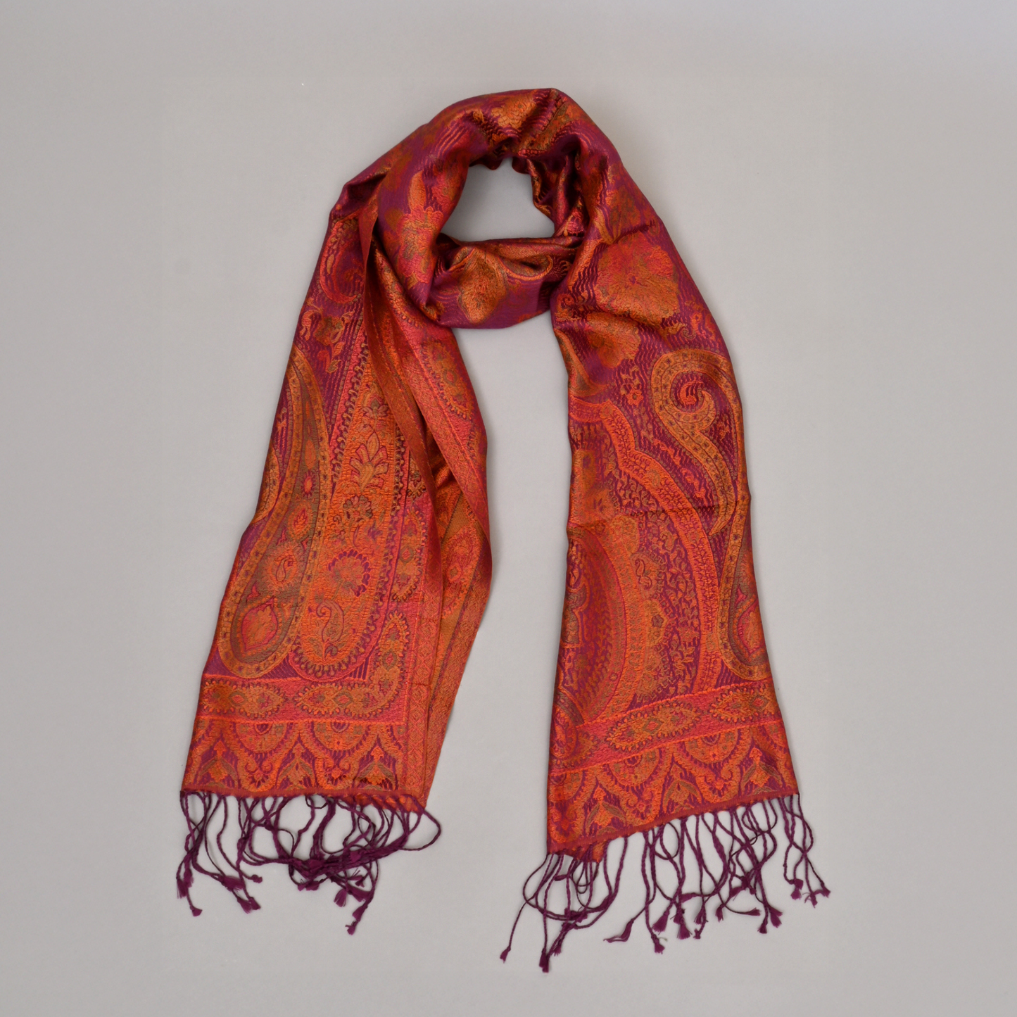 The Classic Paisley-Silk Scarf