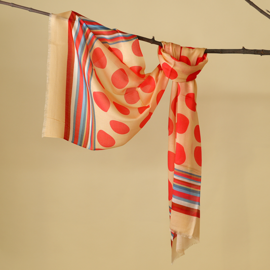 Retro Pop Bamboo Modal Stole