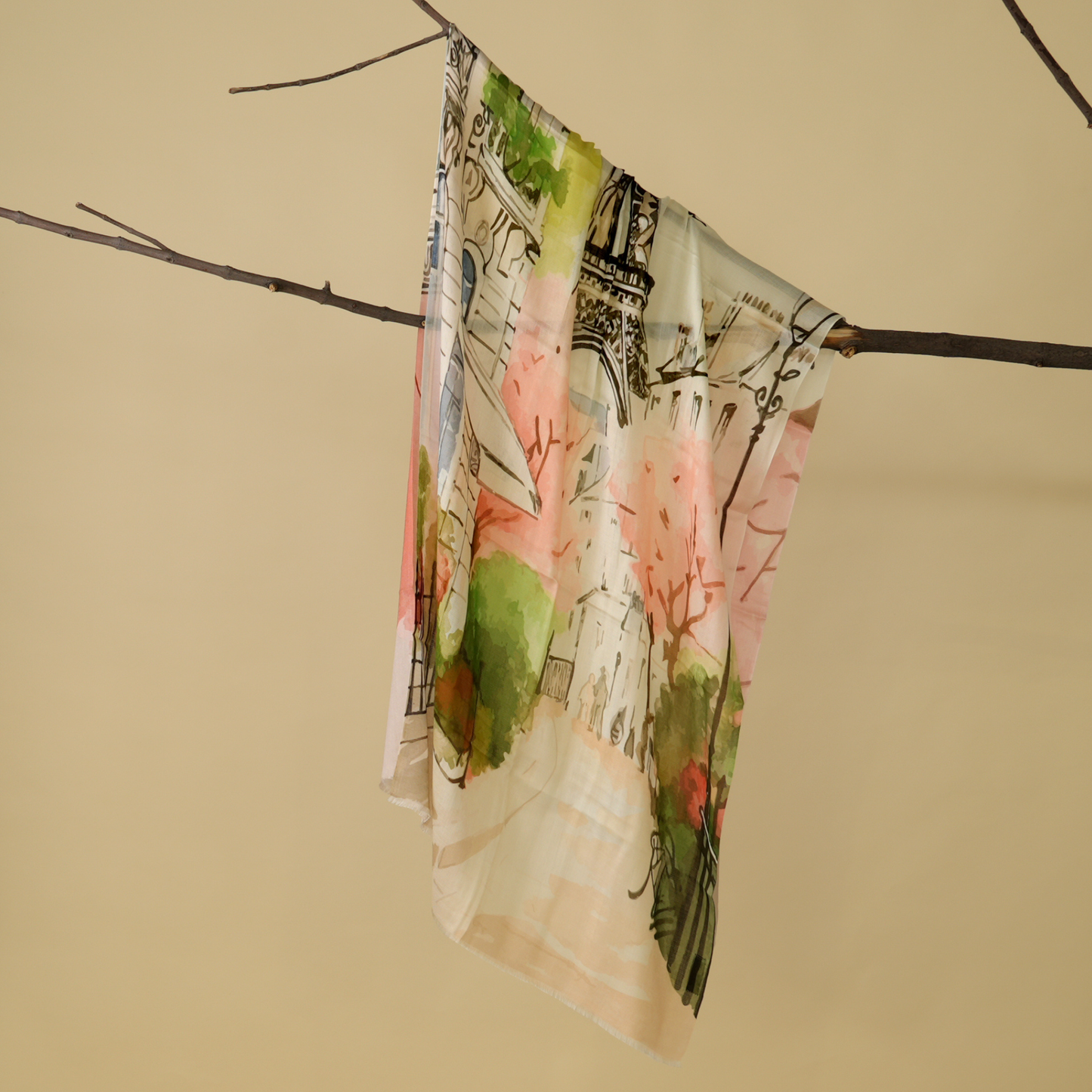 City Of Light Bamboo Modal Stole