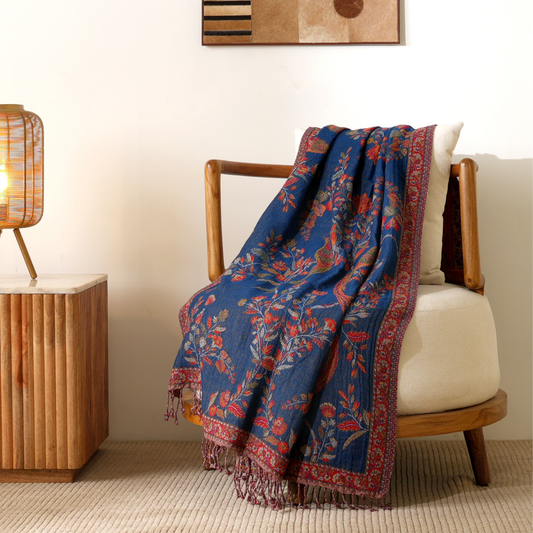 The Scarlet Garden Throw